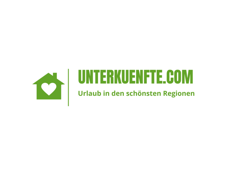 Logo Unterkuenfte.com in grün